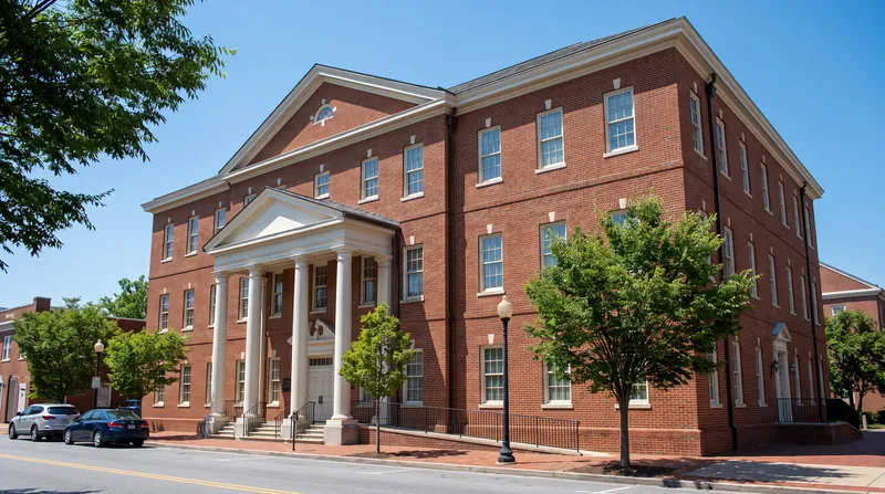 The exterior facade of the Delaware Supreme Court building in Dover.
