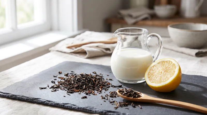 Unlike milk, adding lemon juice to tea stabilizes catechins in the digestive tract, potentially increasing their bioavailability.