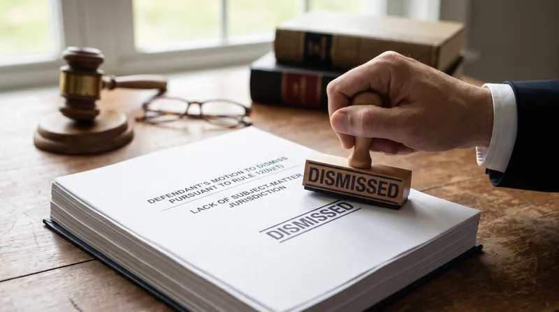 A case filed in federal court without subject matter jurisdiction must be dismissed immediately, even if the trial has already concluded.