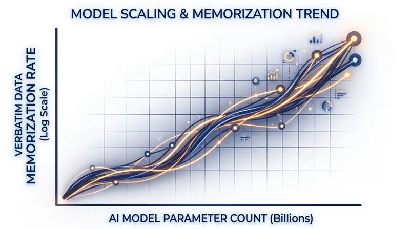 Empirical research demonstrates that larger models are more vulnerable to verbatim memorization.