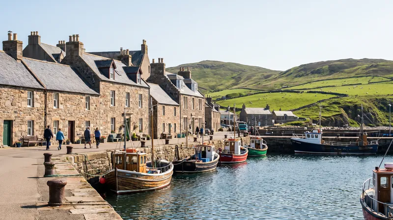 The itinerary includes multiple stops across Scotland, giving passengers access to the Highlands and the capital city of Edinburgh.
