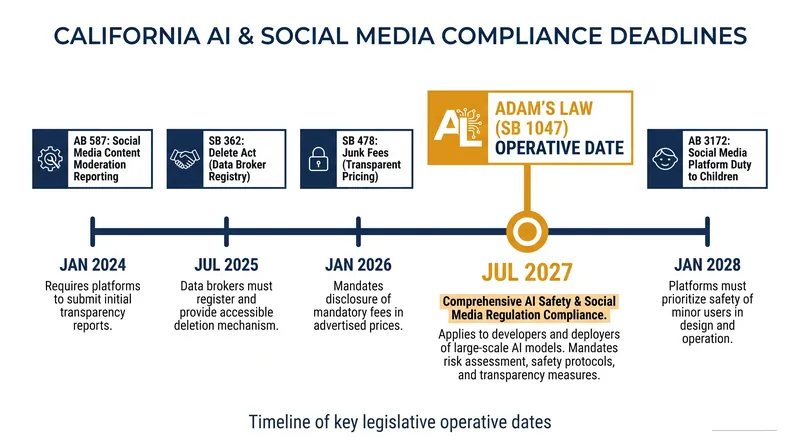 Companies have until July 2027 to implement the core crisis protocols and risk assessments required by Adam's Law.