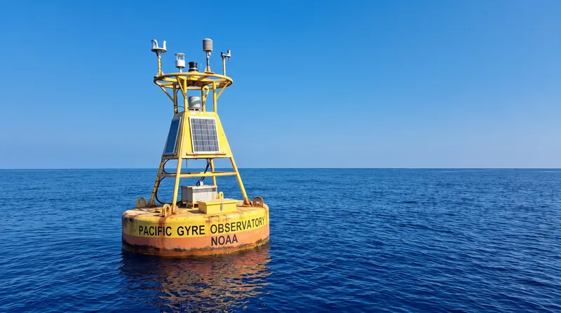 Subsurface monitoring buoys track the depth of the thermocline, providing crucial data for ENSO forecasting.