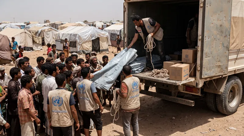 Humanitarian agencies are struggling to deliver aid to displaced populations as active combat blocks key roadways.
