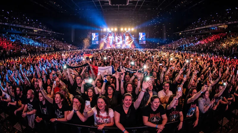 Fans from around the world gathered at the Paris La Défense Arena to witness Dion's emotional return to the stage.