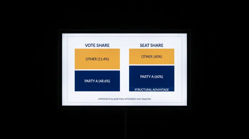 In 2012, Wisconsin Republicans won 60 percent of the State Assembly seats with less than 49 percent of the statewide vote—a disparity the efficiency gap quantified.