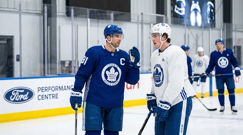 First overall pick Gavin McKenna is living and training with Maple Leafs captain John Tavares ahead of the 2026-27 season.