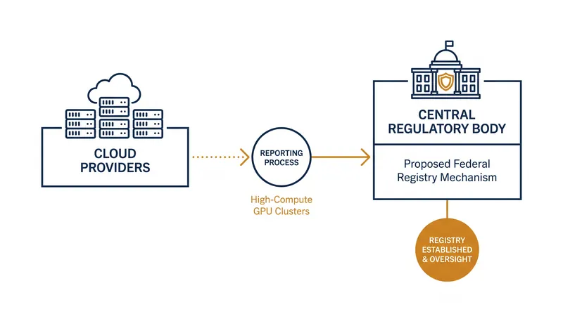 How infrastructure providers would act as the first line of regulatory enforcement.