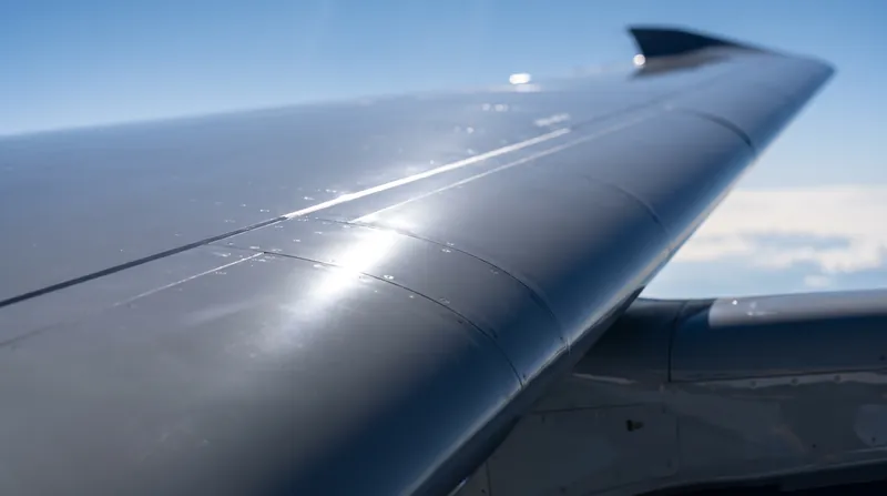 Instead of piping 500-degree air through the wings, the 787 uses electro-thermal heating blankets to prevent ice accumulation.