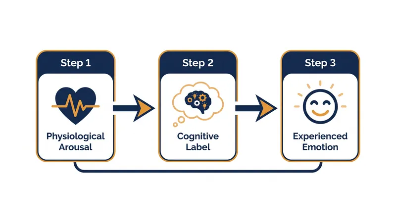 The two-factor theory posits that emotion requires both physical arousal and a cognitive label to explain it.