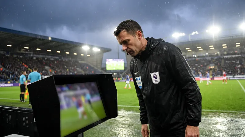 Pro Ref guidelines dictate that subjective interference decisions should be made by the on-field referee via the pitch-side monitor.