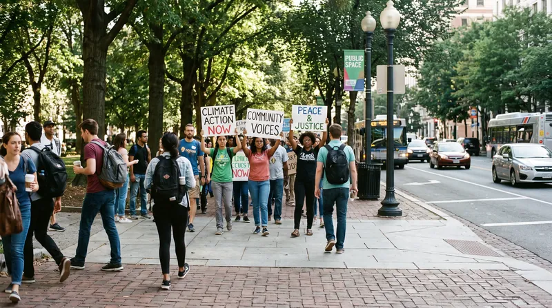 Public sidewalks and parks are classified as traditional public forums, affording them the highest level of First Amendment protection.