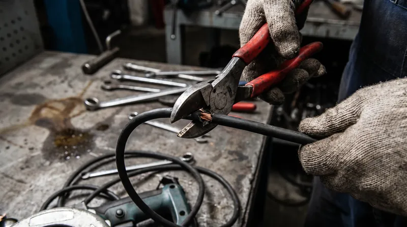 The CPSC instructs owners of the non-compliant pressure washers to cut the power cords in half to render them permanently inoperable.