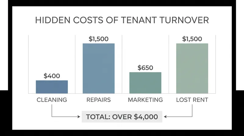 Landlords charge a flexibility premium to offset the steep costs associated with sudden tenant turnover.