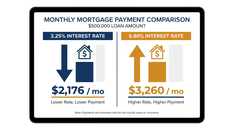 The monthly payment spread between a pandemic-era assumed rate and a late-2026 traditional origination.