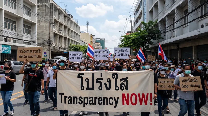 Marchers in Bangkok had demanded mass prosecutions and transparency regarding the Senate election process.