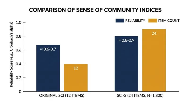 The evolution of community measurement scales.