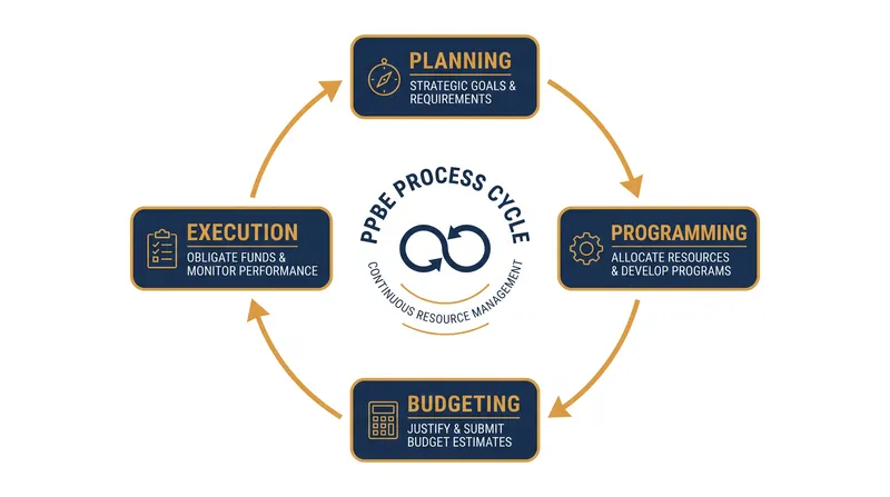The four distinct but interrelated phases of the PPBE framework.