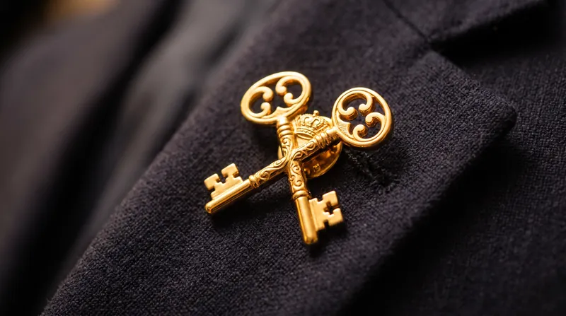 Members immediately lose the right to wear the keys if they leave their full-time concierge position.