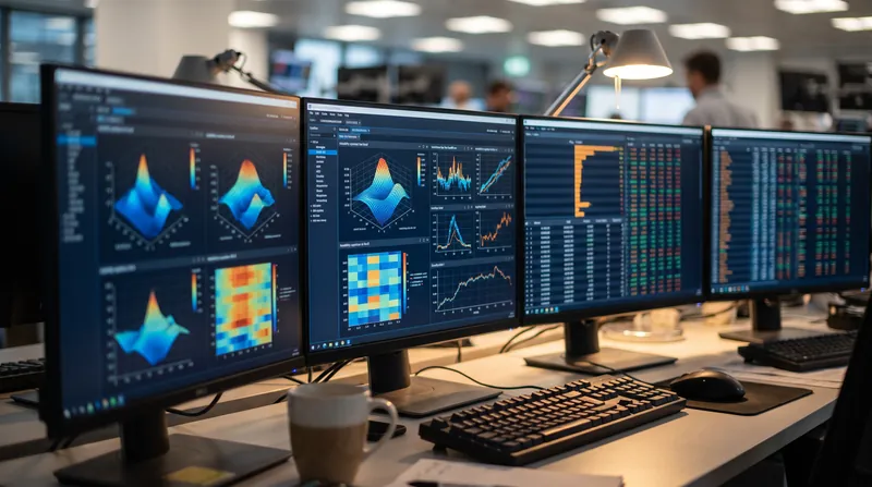 Modern trading desks use the model's outputs to construct volatility surfaces and manage complex derivative portfolios.