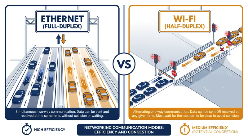 Unlike Ethernet, Wi-Fi radios can only send or receive data at one time, instantly halving throughput on dual-band mesh systems.