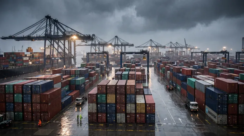 Extreme weather events, including recent typhoons in Asia, continue to paralyze operations at major global ports.