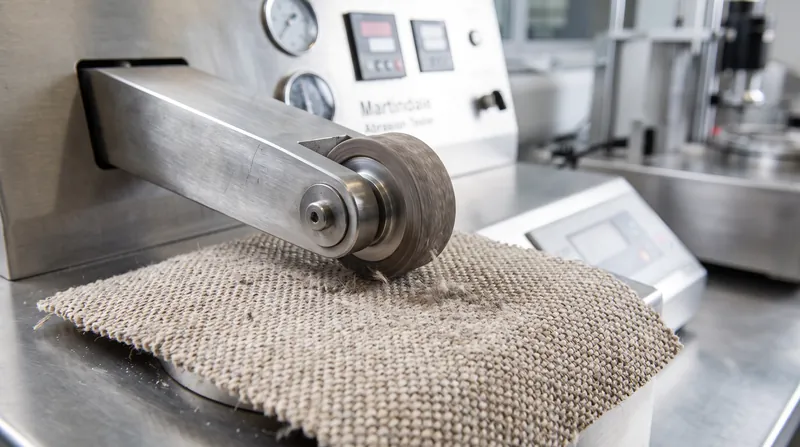 Abrasion testing machines simulate years of wear in a matter of days to determine a fabric's lifespan.