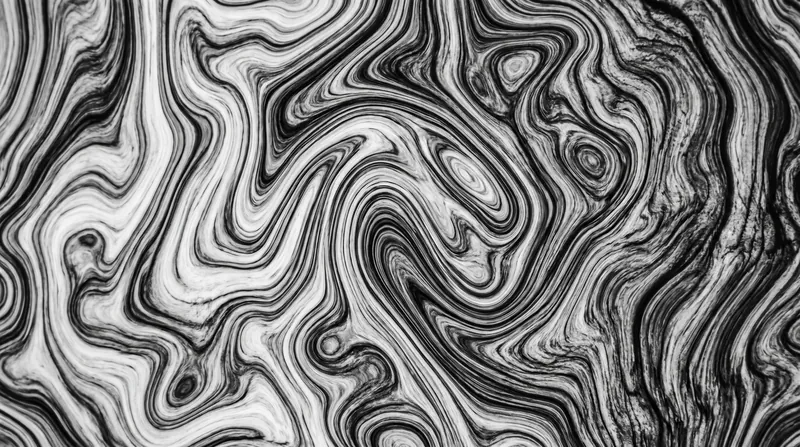 Layering multiple 'octaves' of noise at different frequencies creates complex, fractal-like textures.