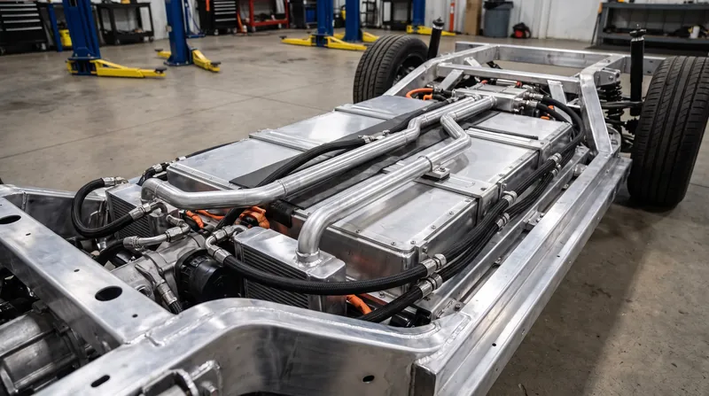 Traditional cold-plate cooling systems utilize aluminum channels to circulate a glycol-water mixture beneath the battery modules.