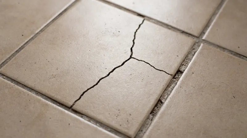 When floor deflection exceeds the tolerance of the finish material, brittle surfaces like ceramic tile and grout will crack.