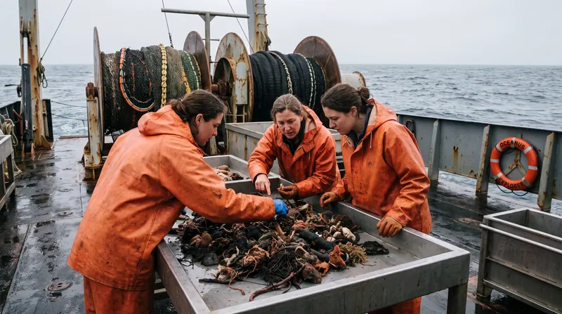 Researchers analyze specimens collected during annual bottom-trawl surveys in the Gulf of Alaska.