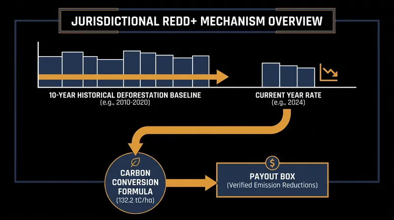 How the Amazon Fund calculates its financial limit based on historical deforestation baselines.