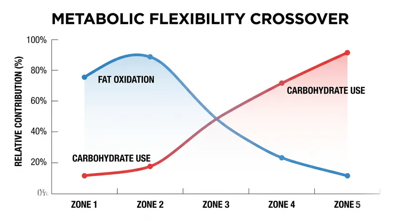 As exercise intensity increases beyond Zone 2, the body shifts from burning fat to relying on limited carbohydrate stores.