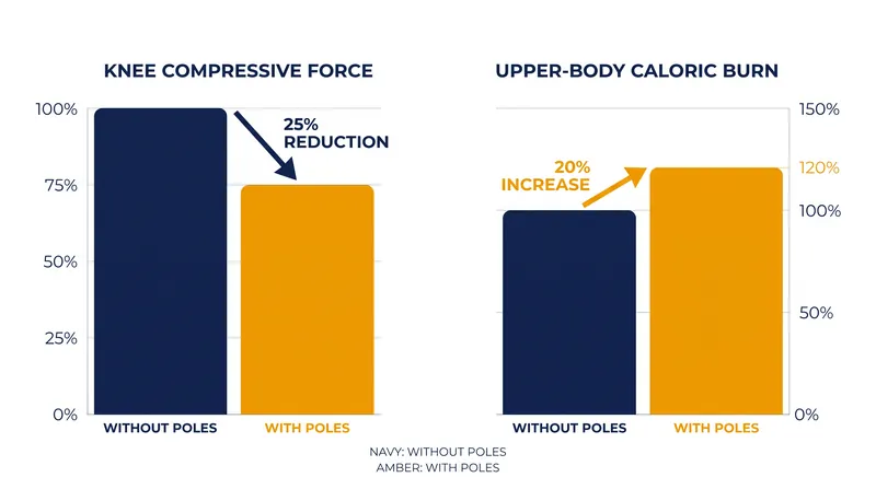 The mechanical trade-off: joint preservation comes at the cost of increased cardiovascular demand.