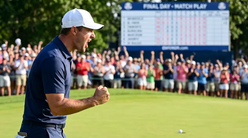 Match play demands intense emotional execution on the greens.