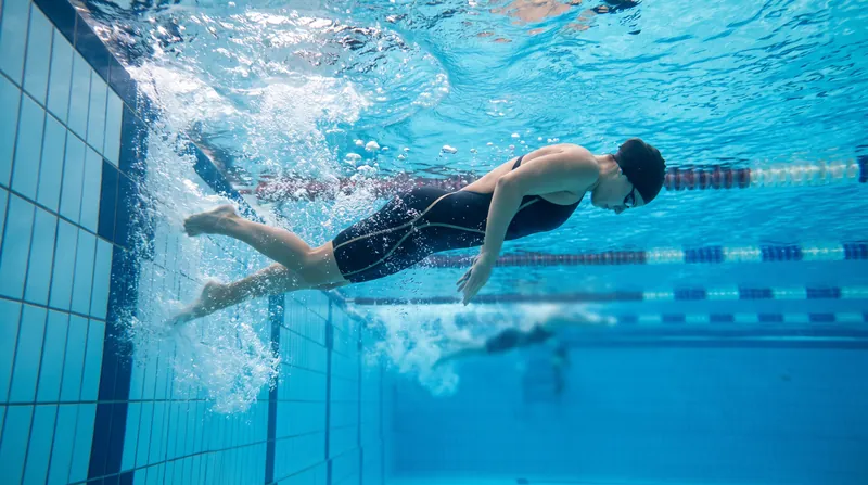 Short-course racing heavily rewards athletes who can maximize their speed during the 15-meter underwater phase off each wall.