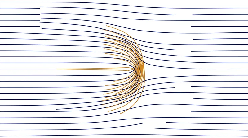 Stress cannot pass through a crack, forcing the load to concentrate intensely at the flaw's sharp tip.