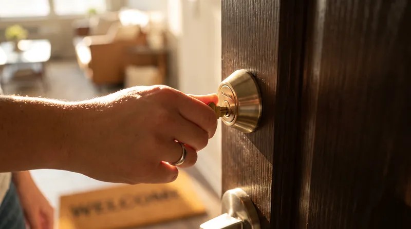 Providing a lease and a key immediately removes the uncertainty of temporary shelters.