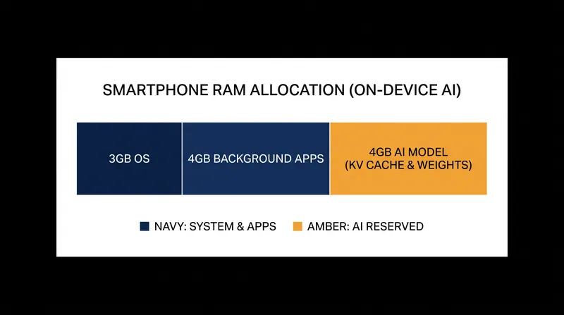 Local AI models must hold their neural weights and Key-Value cache in active memory, consuming gigabytes of RAM before processing begins.