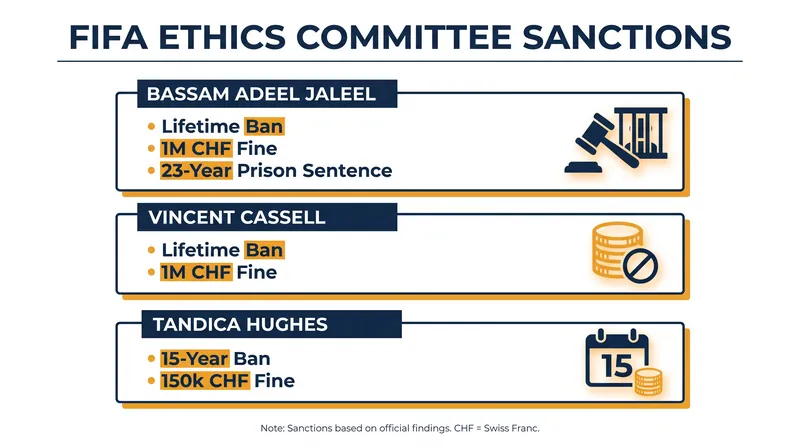 The ethics committee levied lifetime expulsions and seven-figure fines against the former executives.