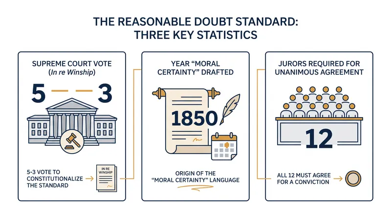 The legal framework governing how juries evaluate doubt has evolved over more than a century.