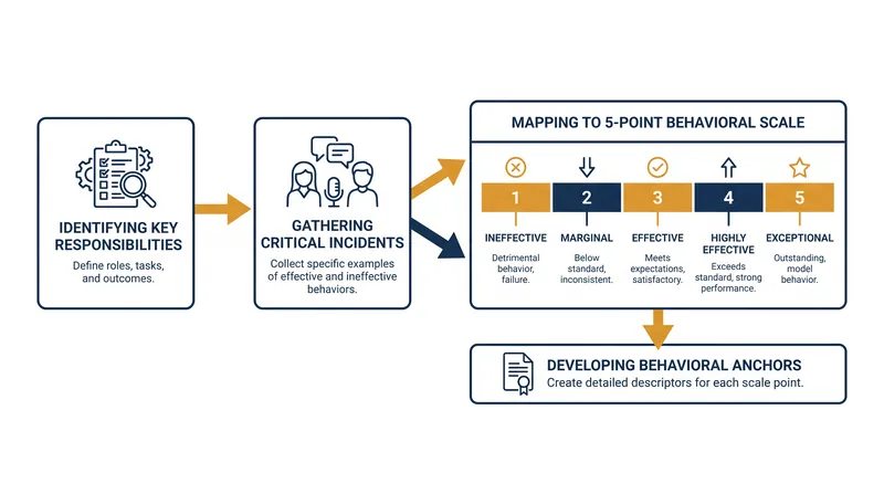 The Critical Incident Technique maps real-world outcomes directly to the rating scale.