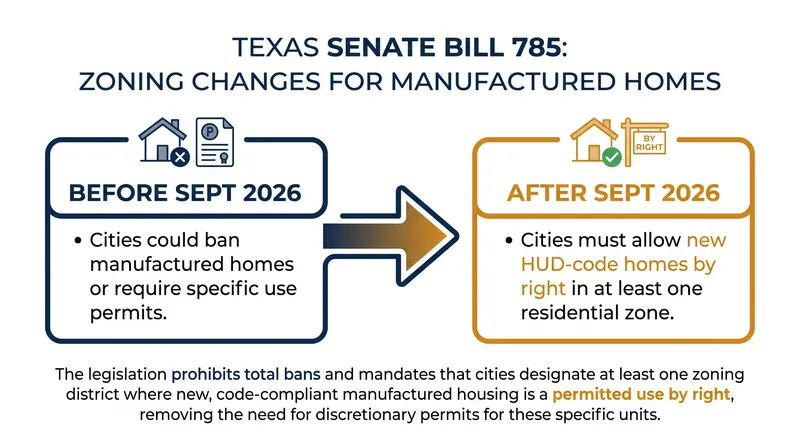 Senate Bill 785 shifts the burden of proof from the homebuyer to the municipality.