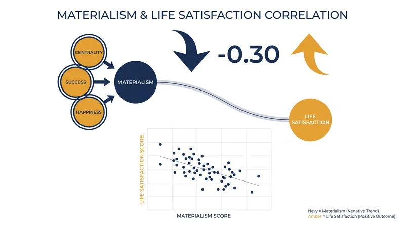 The statistical penalty of materialism is driven primarily by the false expectation that purchases will cure dissatisfaction.