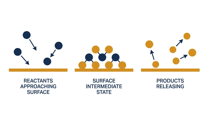 The catalytic cycle requires reactants to bind, react, and then release—a sequence that demands contradictory energy states.