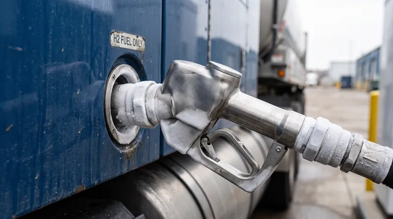 Refueling at 700 bar requires specialized nozzles and pre-cooling systems to manage the heat generated by rapid compression.
