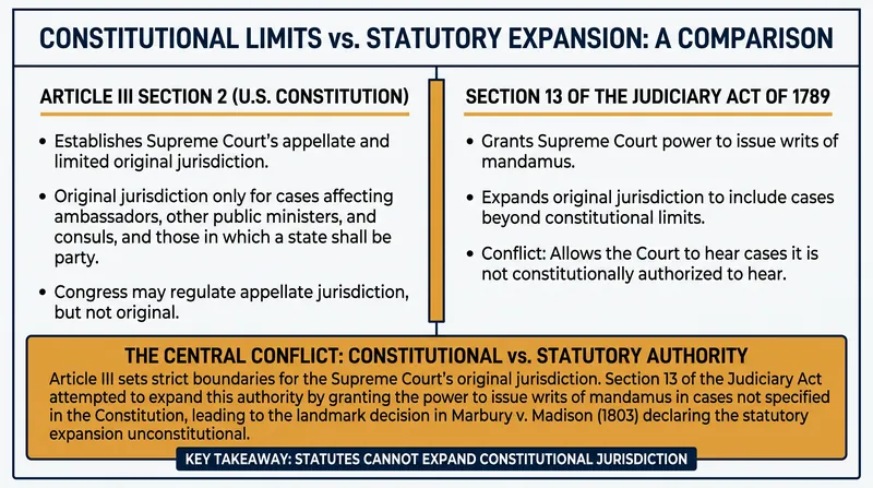 The jurisdictional conflict at the heart of the ruling.