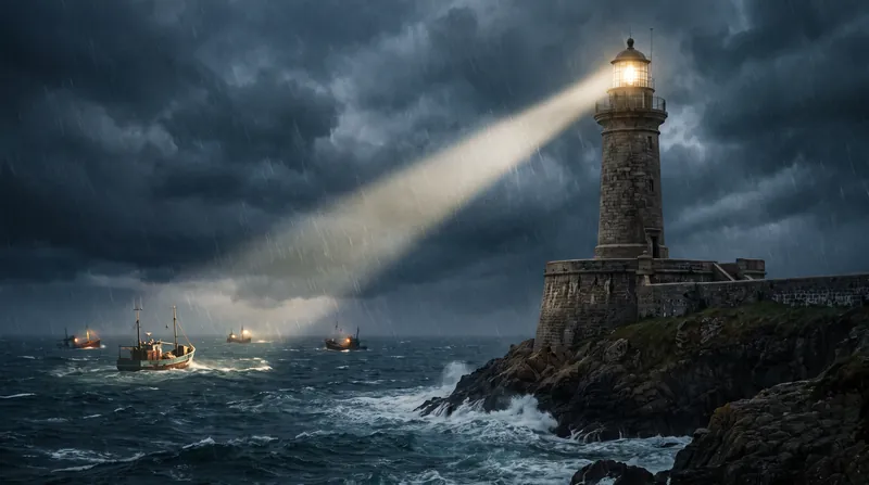 Because a lighthouse beam is non-rivalrous, its true economic value is the sum of the benefits received by every ship that sees it.