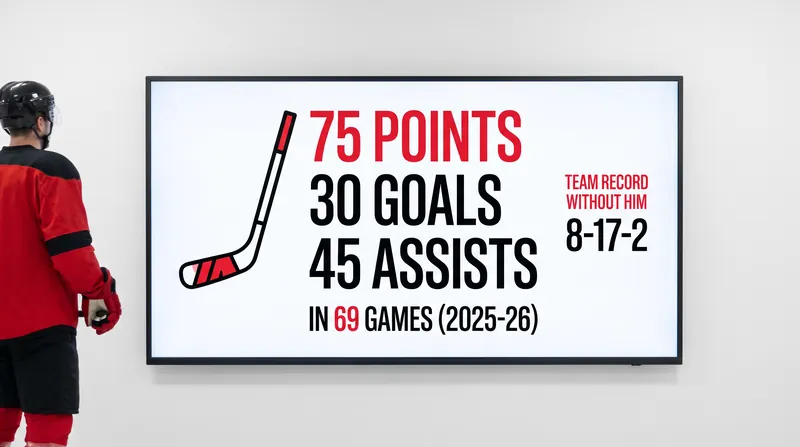 The Blackhawks' offense historically struggles to produce when their top center is out of the lineup.