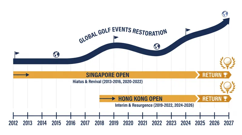 The DP World Tour's renewed alliance with the Asian Tour restores historic national opens to the 2027 schedule.